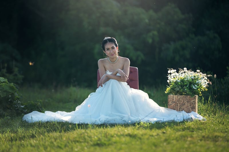 Beaded Wedding Gown